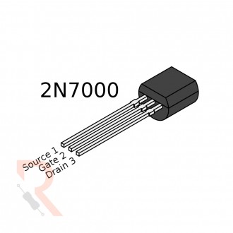Tranzystor-N-MOSFET-2N7000-wyprowadzenia-RezyStore_pl